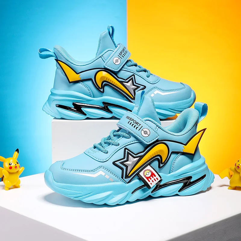 Brand Children Cartoon Sport Tennis Shoes Fashion Anime Boy Girl Sneakers Student Casual Running Shoes Breathable Lightweight