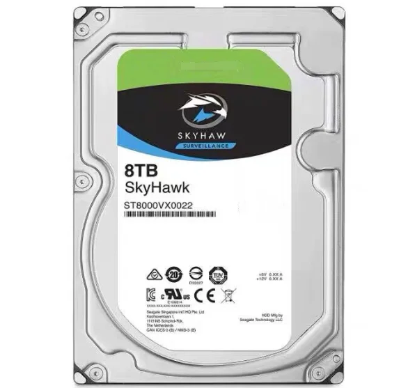 Жесткий диск для Seagate SkyHawk ST8000VX0022 8 ТБ SATA 6GBs 256 Мб HDD