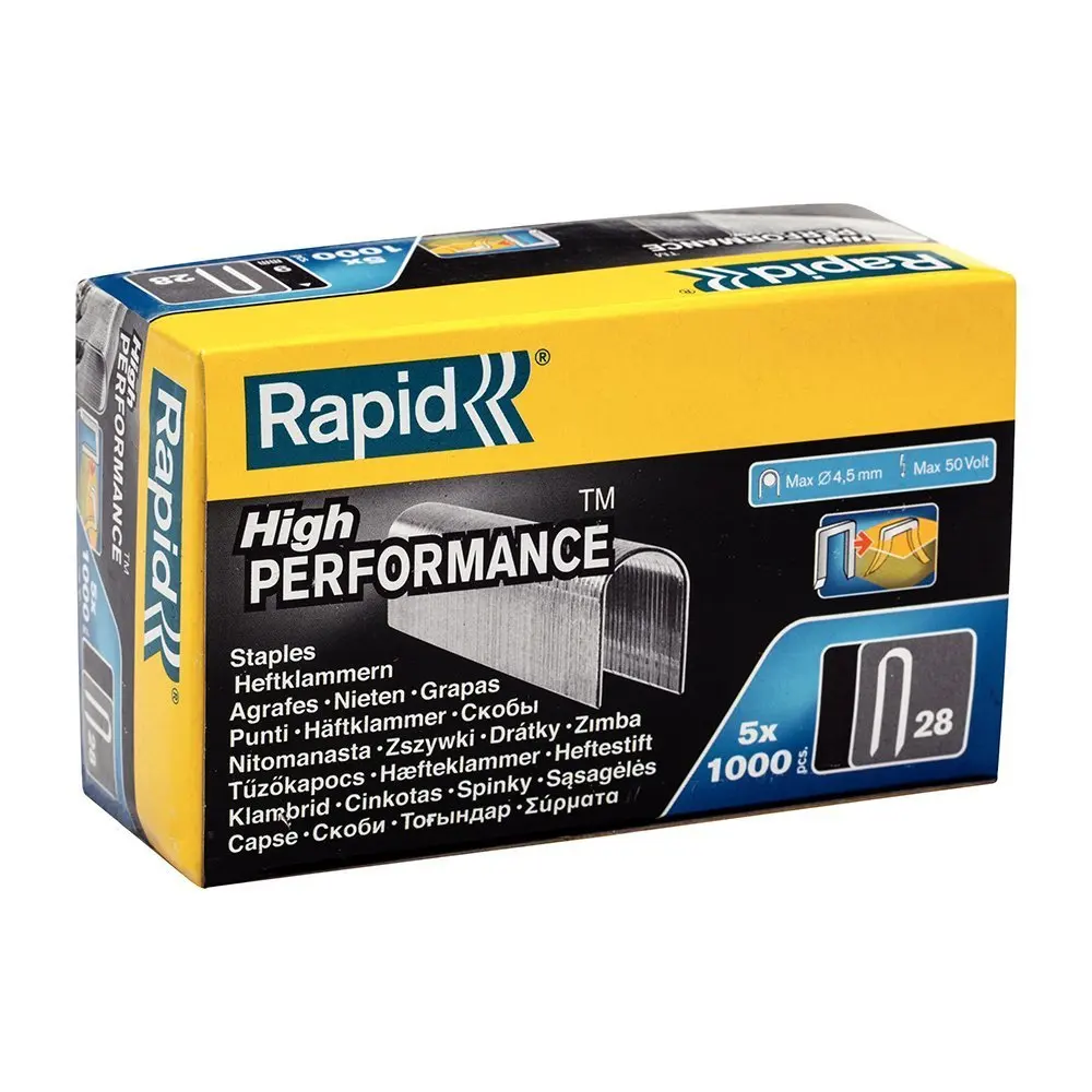 

Rapid 28/11mm 5x1m U type staple wire