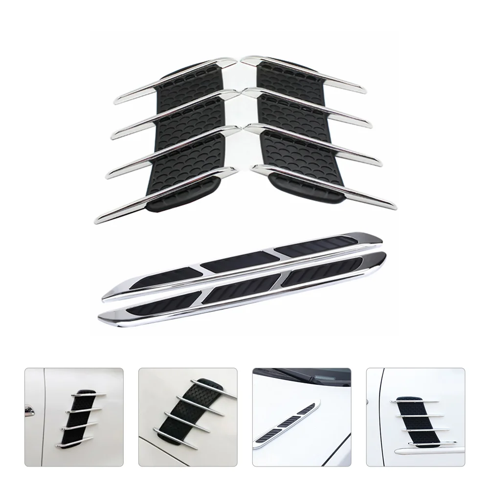 

Car Air Outlet Vent Stickers Decoration Hood Sticker Decals Auto Decal Accessories Decorative Flow Decor Refit Supplies