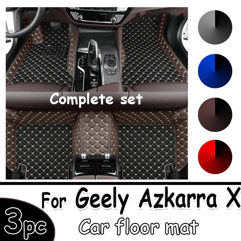 

Автомобильные напольные коврики для Geely Azkarra X 2022, индивидуальные автомобильные накладки для ног, аксессуары для интерьера
