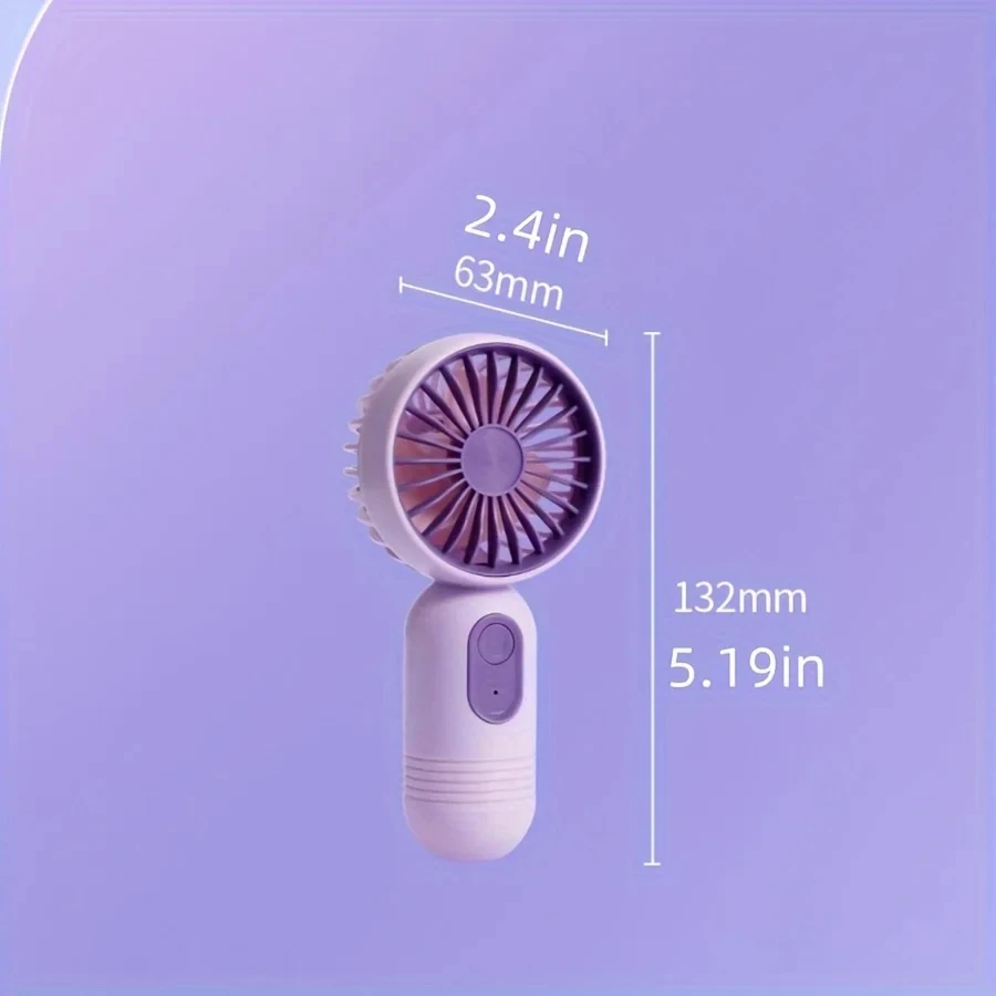 Портативный маленький вентилятор с Usb-зарядкой прохладный и удобный для