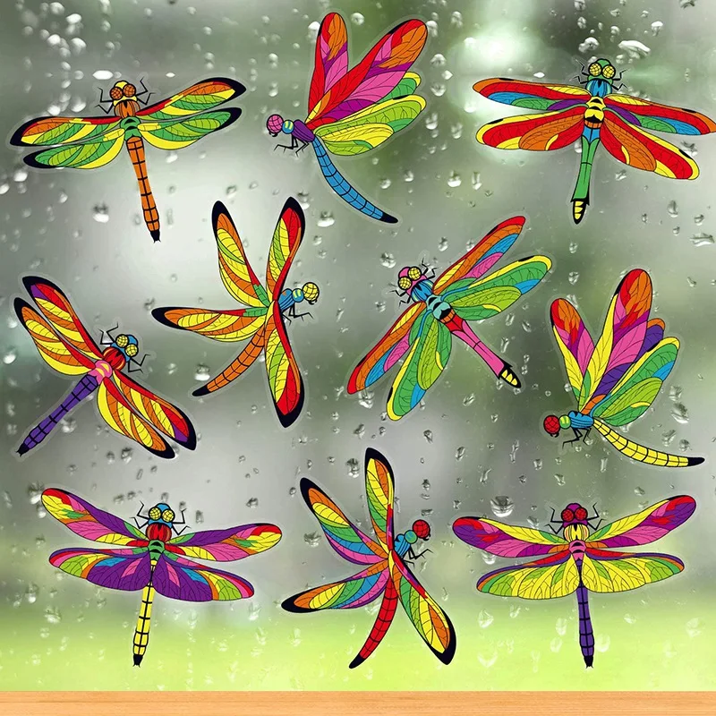 

Наклейки на окна «стрекоза» для защиты от столкновений, 30 шт.