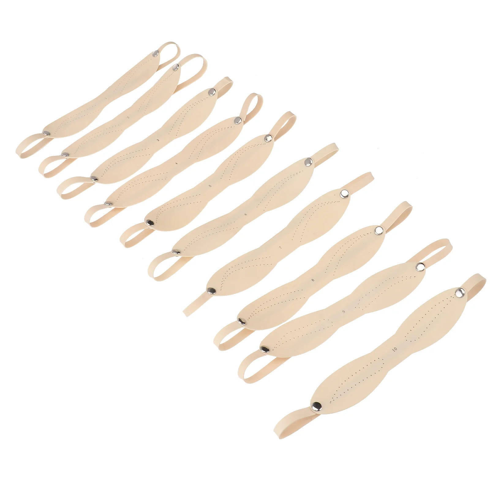 

10pcs Drawing Auxiliary Tool Head-worn Makeup Cover Practice Cover
