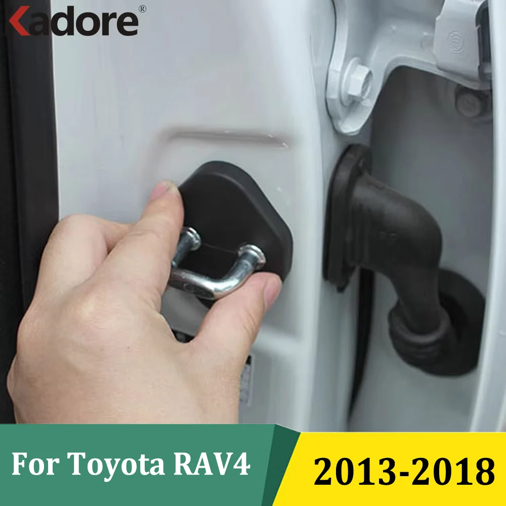 

Для Toyota RAV4 RAV 4 2013 2014 2015 2016 2017 2018 автомобильная наклейка аксессуары для интерьера дверной замок пряжка крышка отделка
