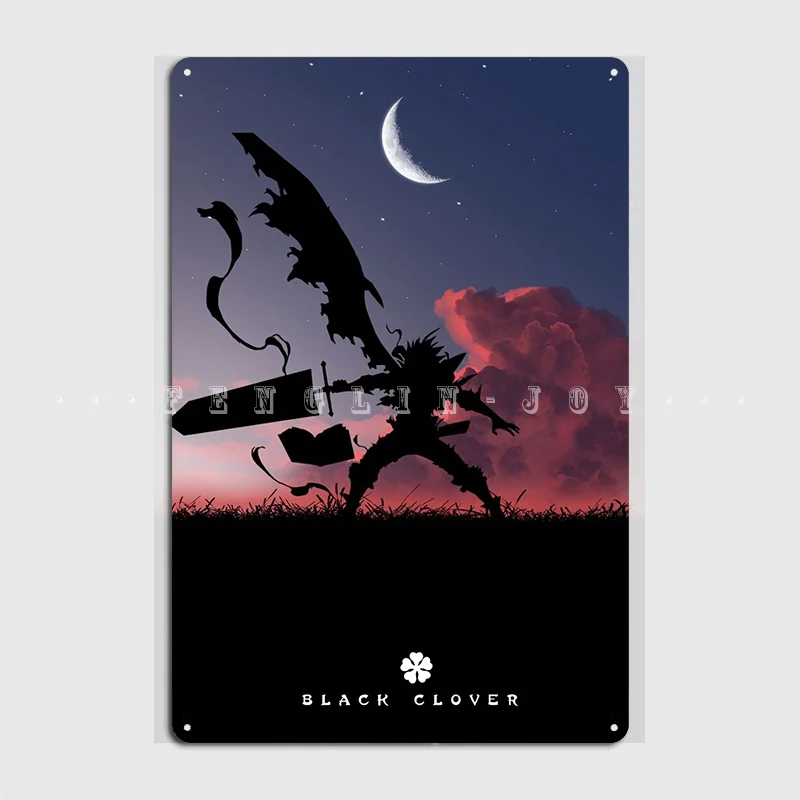 

Asta черный клевер металлический знак кинотеатр гараж классическая гостиная роспись оловянный знак плакат