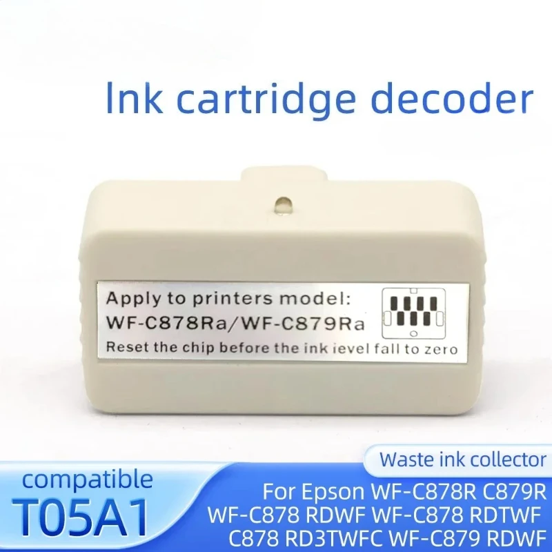 Фото T05A1 T05A2 T05A3 T05A4 Декодер-сбросчик чипов картриджей для Epson WF-C878Ra C879Ra, инструмент для сброса счетчика чернил с возможностью перезарядки №2