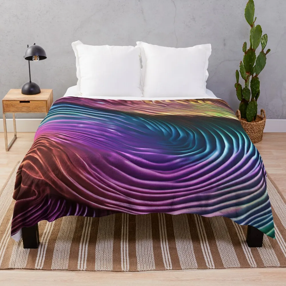 Голографическое одеяло с мерцающими волнами постельное белье самое мягкое в