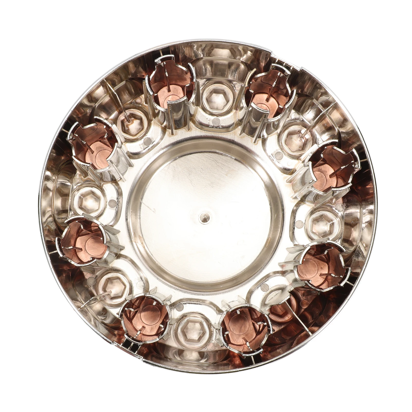 Фото Колпачок центрального отверстия колеса 6PG02SZ0AB Chrome (хромированный) 6PG02SZ0AC для Dodge Ram 2500 3500 SRW 2019-2024 №2