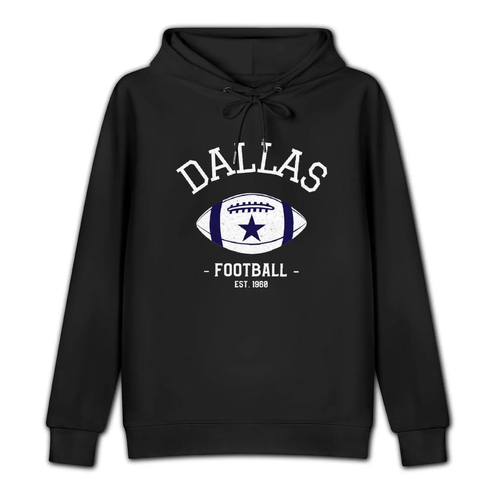 Винтажный подарок футбольной спортивной команды Даллас пуловер с капюшоном