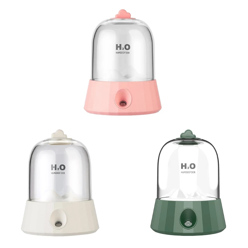 

400ml 2000mAh Battery USB Rechargeable Air Humidifier with Lamp Ultrasonic Aroma Essential Oil Diffuser Home Office Desktop Mist