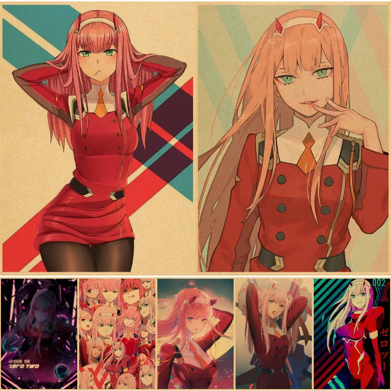 

Darling in the Franxx Wall posters affiche murale islam cuadros affiche murale paper decor house anime bedroom bilder