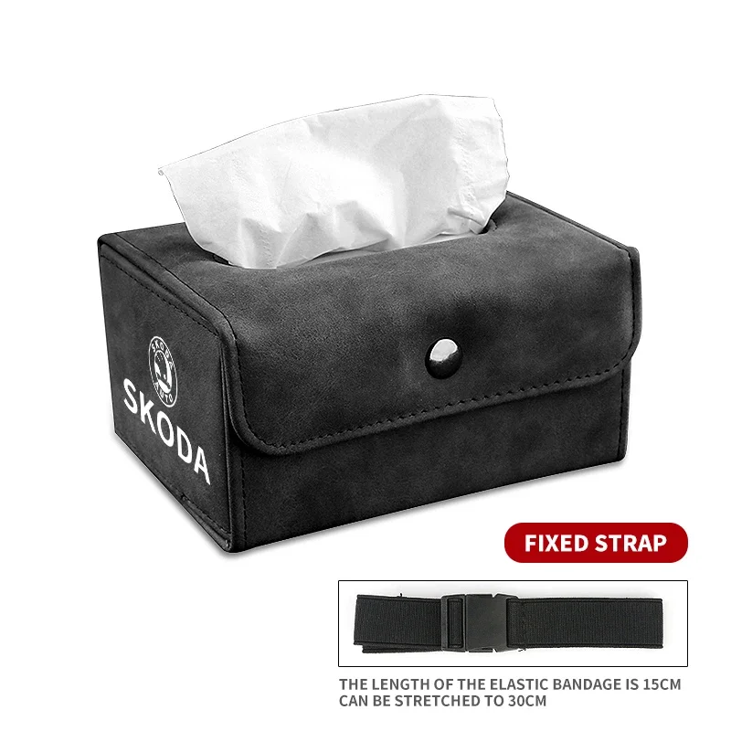 Автомобильный универсальный складной держатель для салфеток Skoda Octavia Fabia Rapid Superb