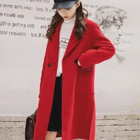 girls wool coat jacket outerwear 2022 lasted warm thicken plus velvet winter autumn cotton%c2%a0school teenagers childrens clothing