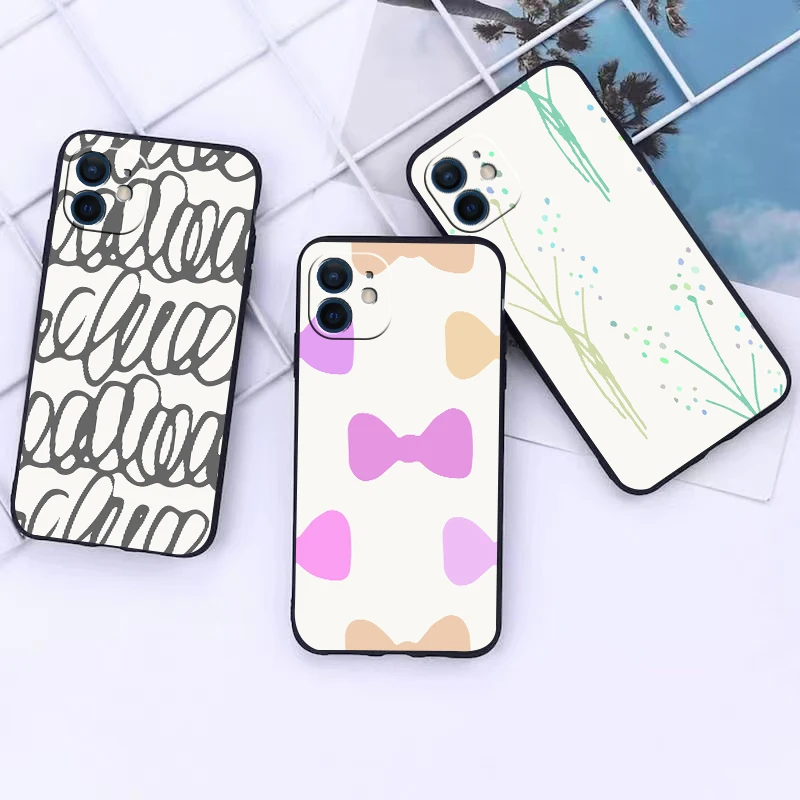 

Funny cartoon cute pattern phone Case For IPhone 13 12 11 Pro Max Mini SE XR X XS Max 8Plus 7plus 6 6S New Shell phone Case