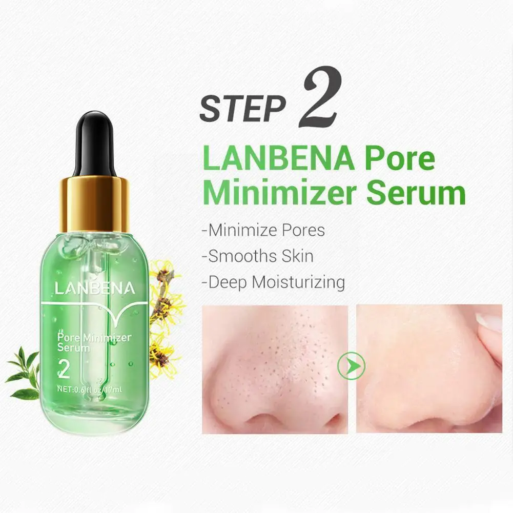 

Lanbena Green Tea Blackhead Remover Nose Peeling Acne Treatment Pore Strip Care Refining Skin Serum Minimizer Por U2i8
