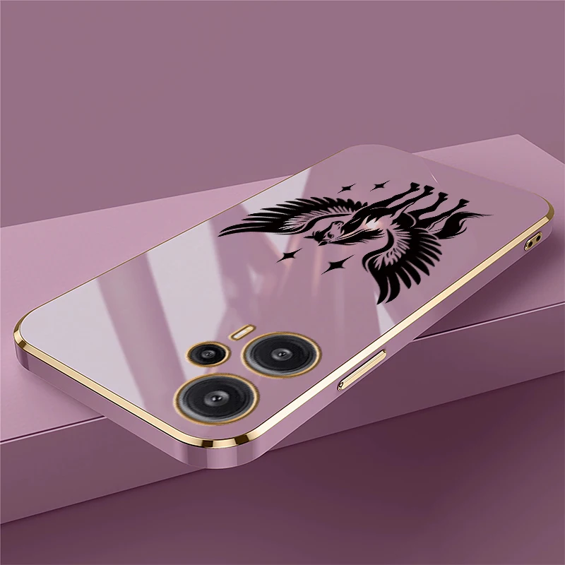 Ультрамягкий чехол из ТПУ для Xiaomi Poco F8, Poco F6 Pro, F5, F3, C40, C31 с роскошным силиконовым покрытием и узором в виде лошади, защитный чехол (art.: 3920d91ea7d25) - 3920d91ea7d25