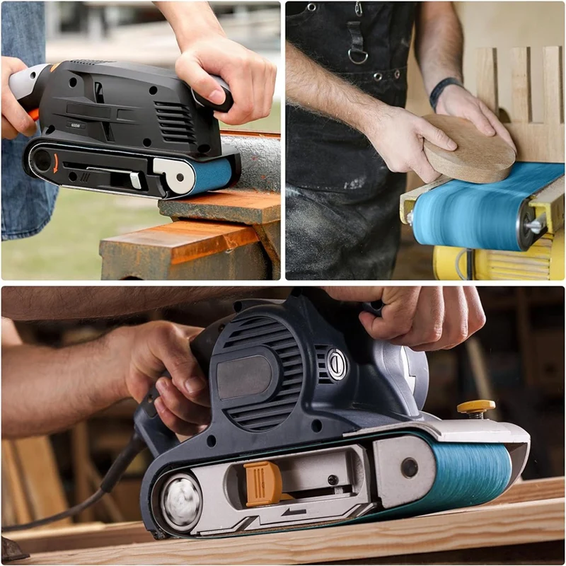 BEAU-3X21-дюймовый комплект шлифовальных лент для ленточной шлифовальной машины 20