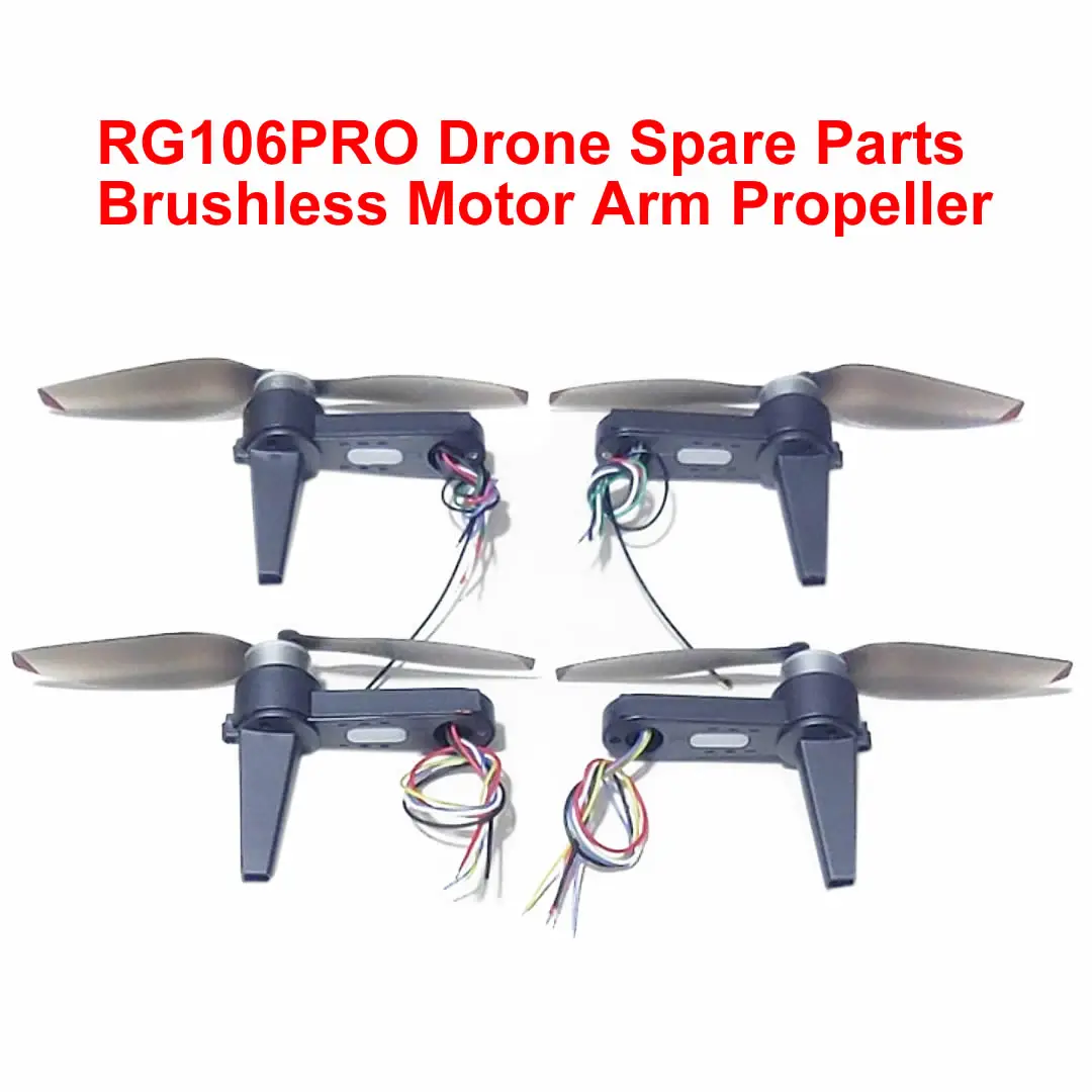 

RG106 Foldable Drone Spare Parts Brushless Motor Arm CW CCW Propeller Blade Accessory for RG106Pro Obstacle Avoidance Quadcopter