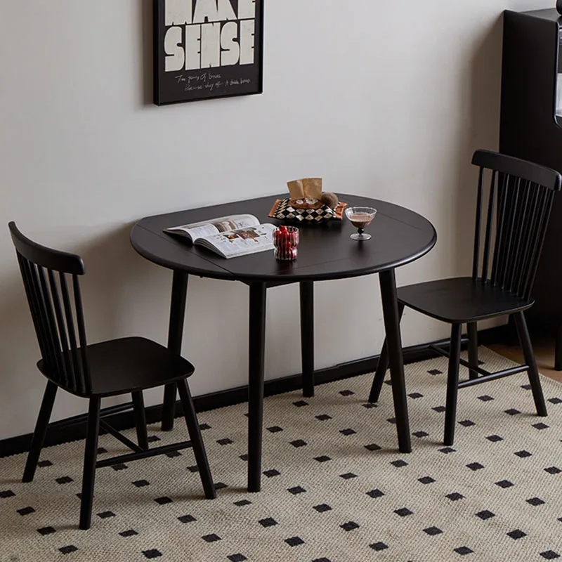 

Folding Kitchen Dining Table Wood Restaurant Side Chairs Dining Table Center Dressing Study Small Gaming Mesa Office Furniture