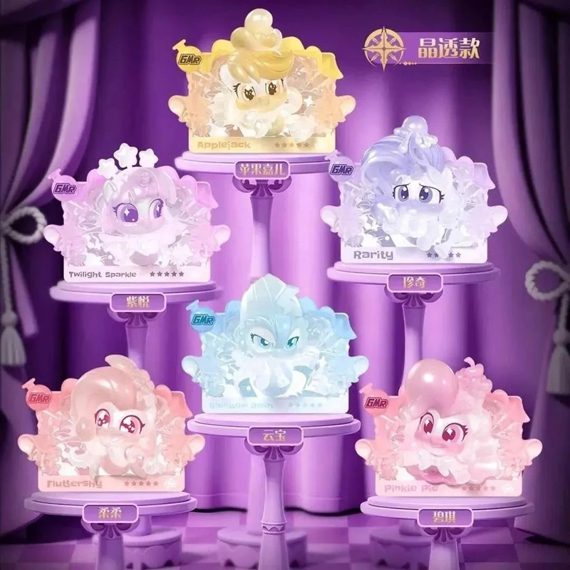 Фото Оригинальная фигурка-открытка Kayou My Little Pony Pop-Up Card Vol.2 Gala Ball Blind Box, Пинки Пай, аниме-фигурка, загадочная коробка, модель-украшение №2