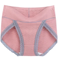 6xl summer cotton panties high waist briefs womens lingerie breathable underpants plus size lace underwear female intimates