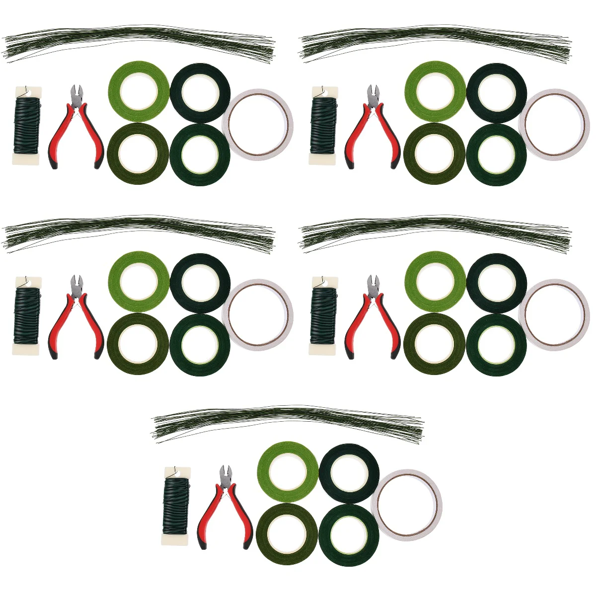 

Набор инструментов для цветочной композиции, 5 комплектов