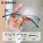 Ralferty декоративные прозрачные очки для женщин оправа для очков женский 2021 кошачий глаз синий светильник компьютерные очки 0 диоптрий очки