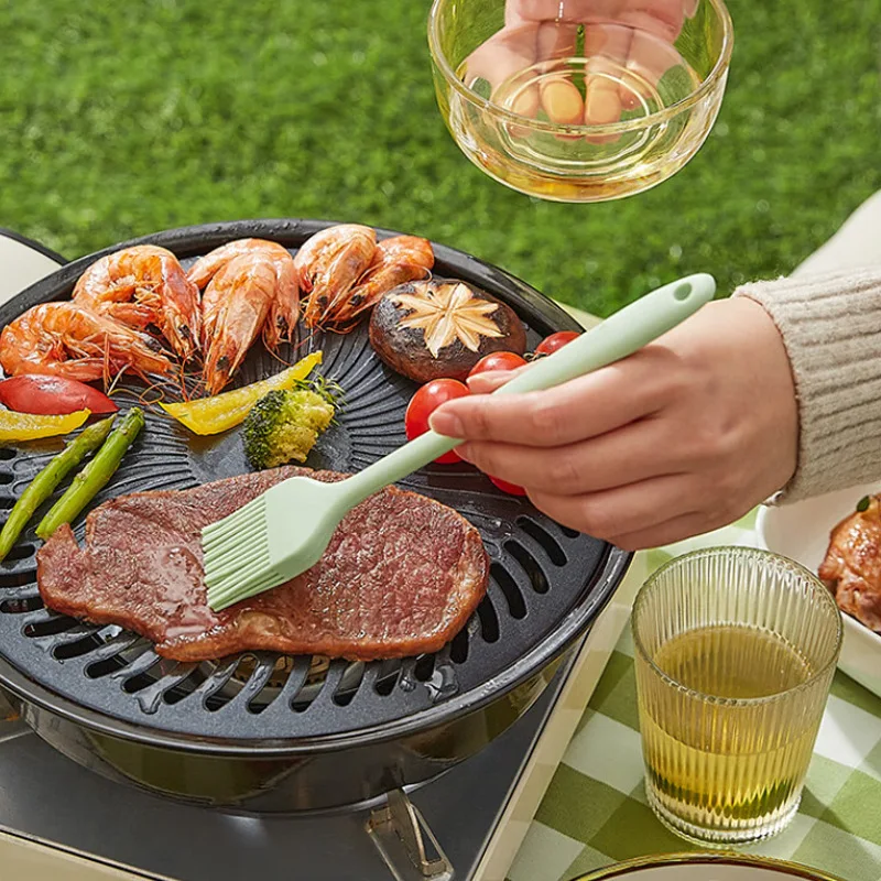 

Силиконовая щетка для барбекю 5 шт., термостойкие кисточки для приготовления пищи, барбекю, масла, кухонные принадлежности, инструменты для выпечки тортов в баре