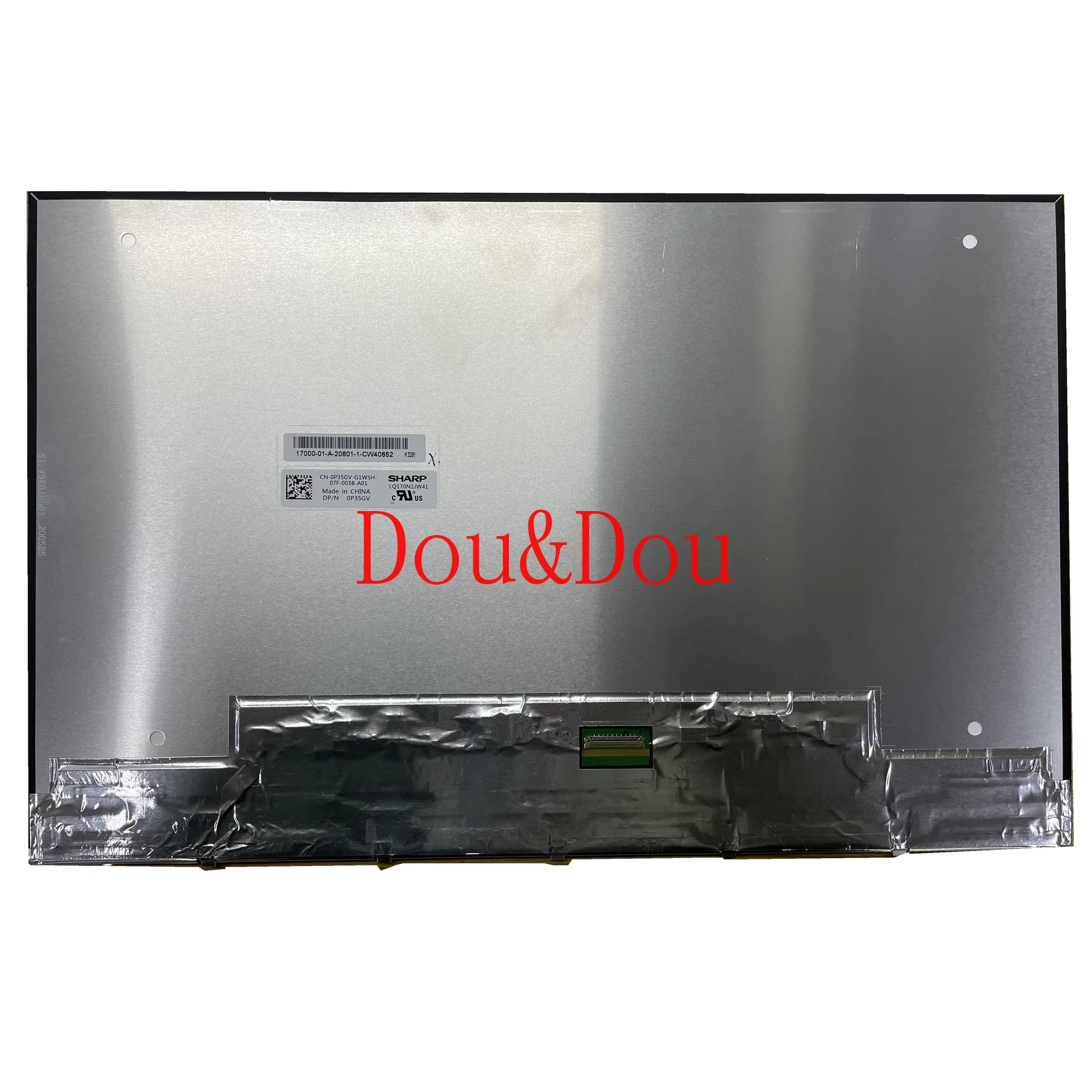 

LQ170N1JW41 панель ЖК-экрана ноутбука DP/N 0P35GV без касания