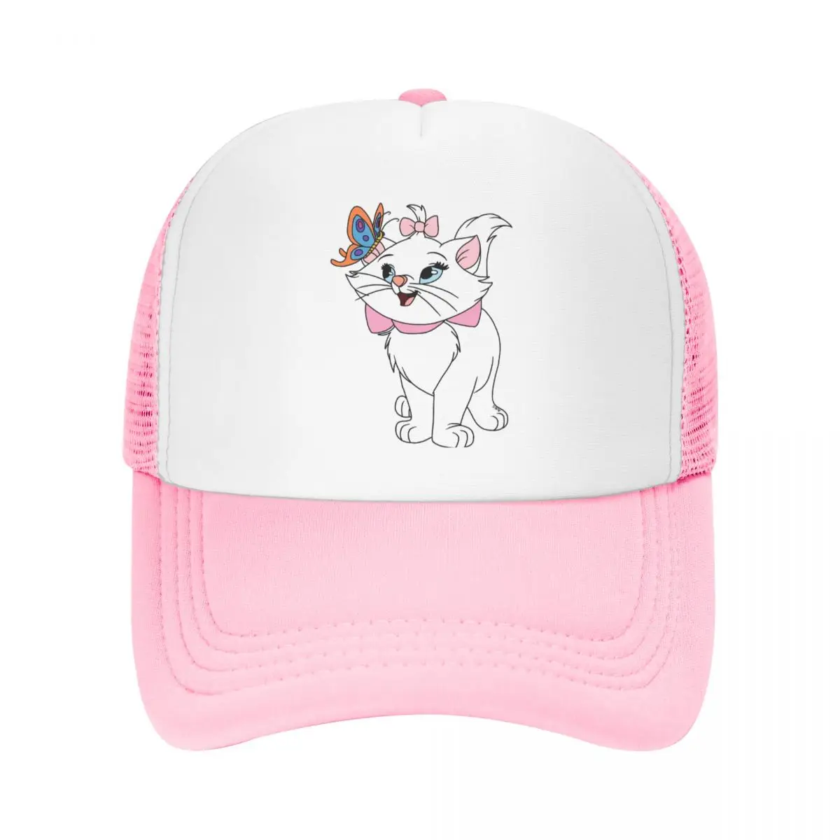 

Классическая забавная бейсбольная кепка с котом Мари для женщин и мужчин, регулируемая мультяшная Кепка с милым котенком, Кепка-тракер, лет...