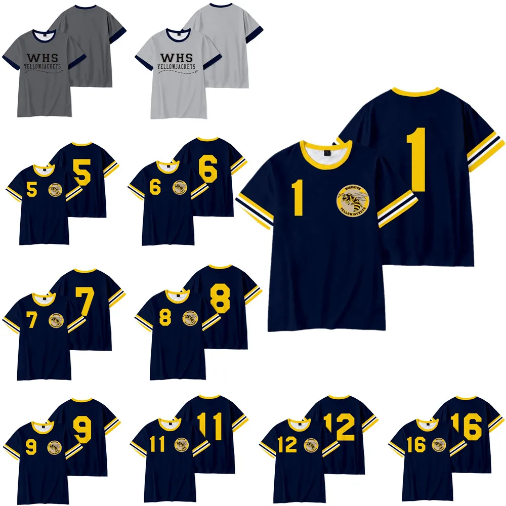 

Футболка унисекс для подростков, популярный пиджак для косплея по телевизору, короткий рукав, Повседневная Уличная одежда для мальчиков и д...