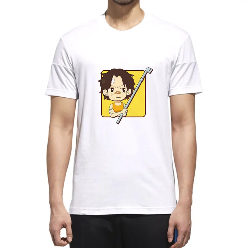 

Футболка мужская оверсайз с принтом аниме, Полиэстеровая рубашка с круглым вырезом, дышащий топ с принтом в стиле Харадзюку