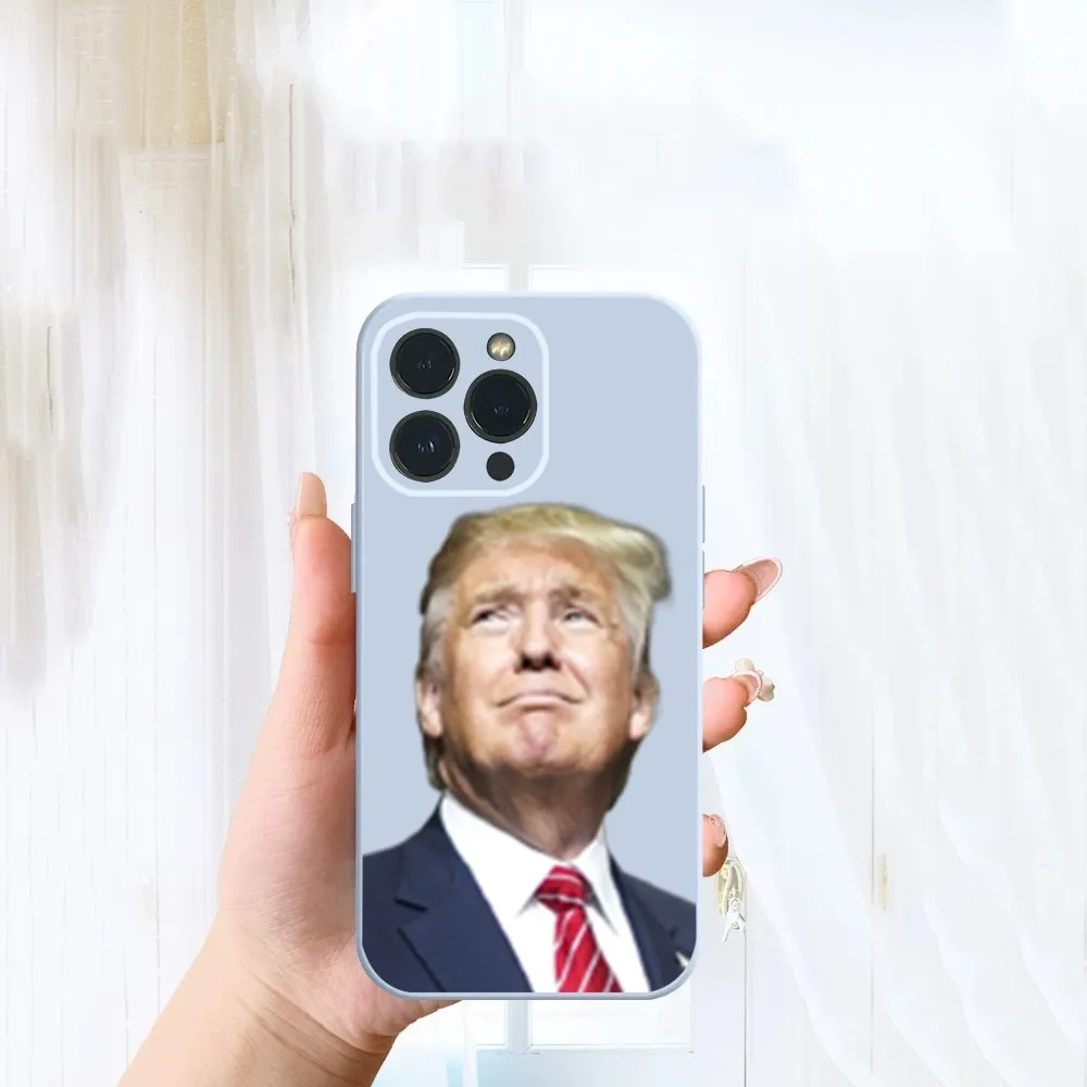 Салют Дональд Трамп Забавный ультра легкий чехол для телефона iPhone 14 13 12 11 Pro Max XS X XR