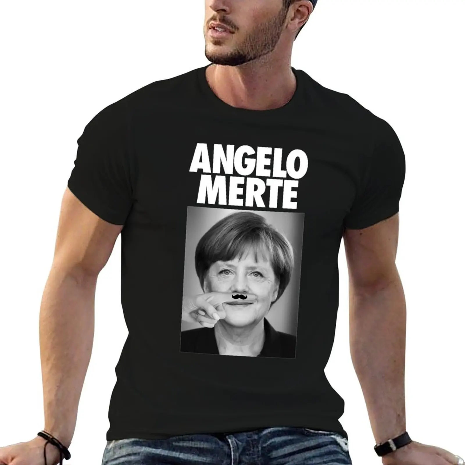 Фото Футболка Angelo Merte для мужчин, хлопковая, из плотного хлопка, 100% хлопок. №1