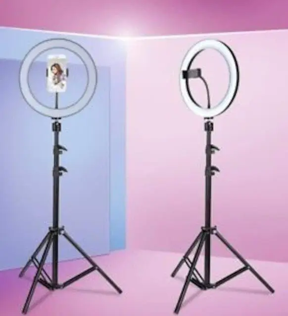 

Hair salon Makeup Shots Selfie Işığı Continuous 14 inch Light 2m Stand
