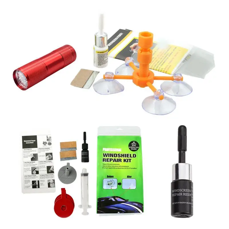

car Windshield Crack Repair Kit Fluid Filler Liquid Glass Repair car Glass Windscreen Tool Cracked Windshield Repair Liquid