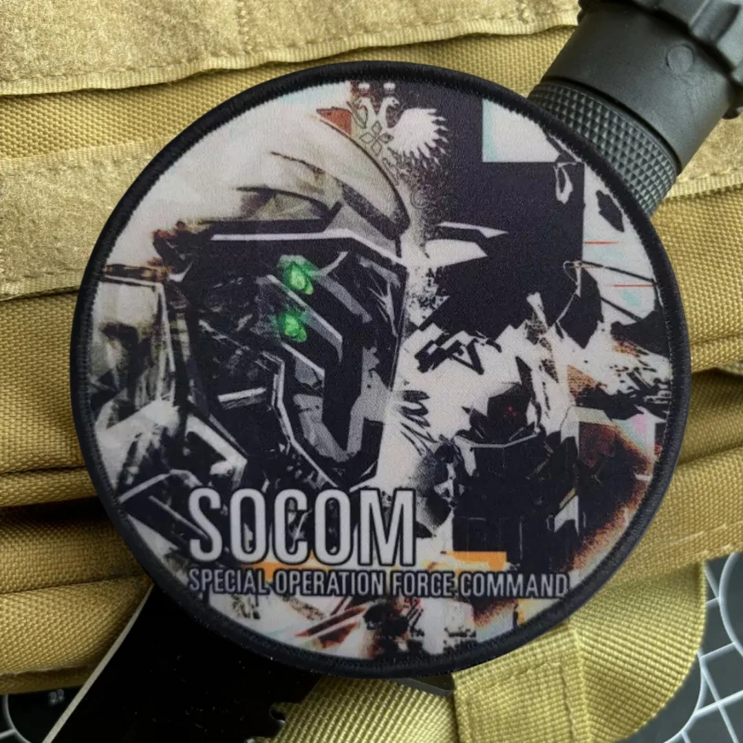 Для девочек Frontline Metal Gear Styled SOCOM Game GFL Аниме BOT Morale Тактические нашивки для одежды