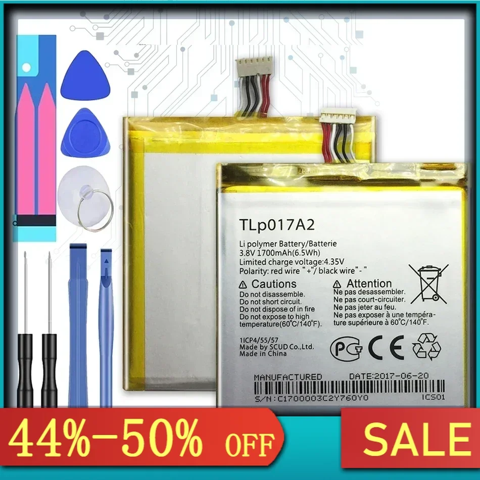 Сменный аккумулятор для Alcatel One Touch Idol Mini OT-6012A OT-6012E OT-6012W TLp017A1 TLp017A2 1700 мАч