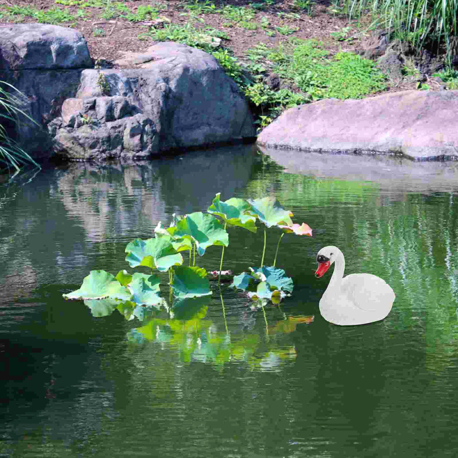 Плавающая водная вилла пруд лебедь бассейн гусь фигурка реалистичные приманки