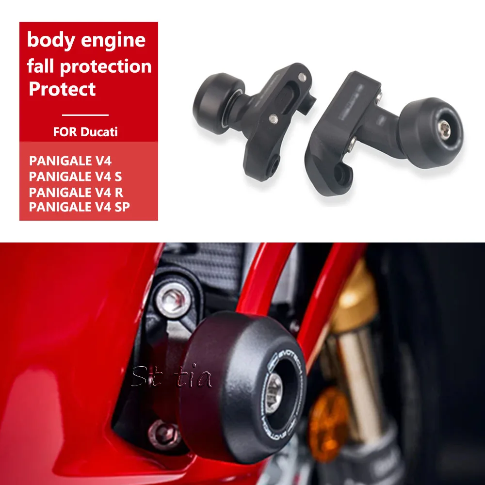 

For DUCATI V4S PANIGALE V4 S/R/SP 2022 2023 Motorcycle Falling Protection Frame Slider Fairing Guard Anti Crash Pad Protector