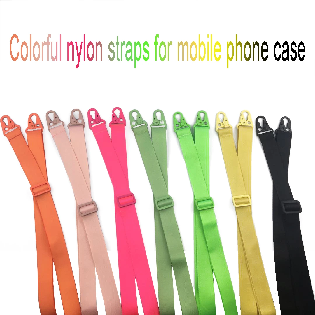 

Polyester Adjustable Webbing Lanyard Wrist Lanyard Gasket Hanging Neck Sling Multifunctional Mobile Phone Strap Rope Belt String
