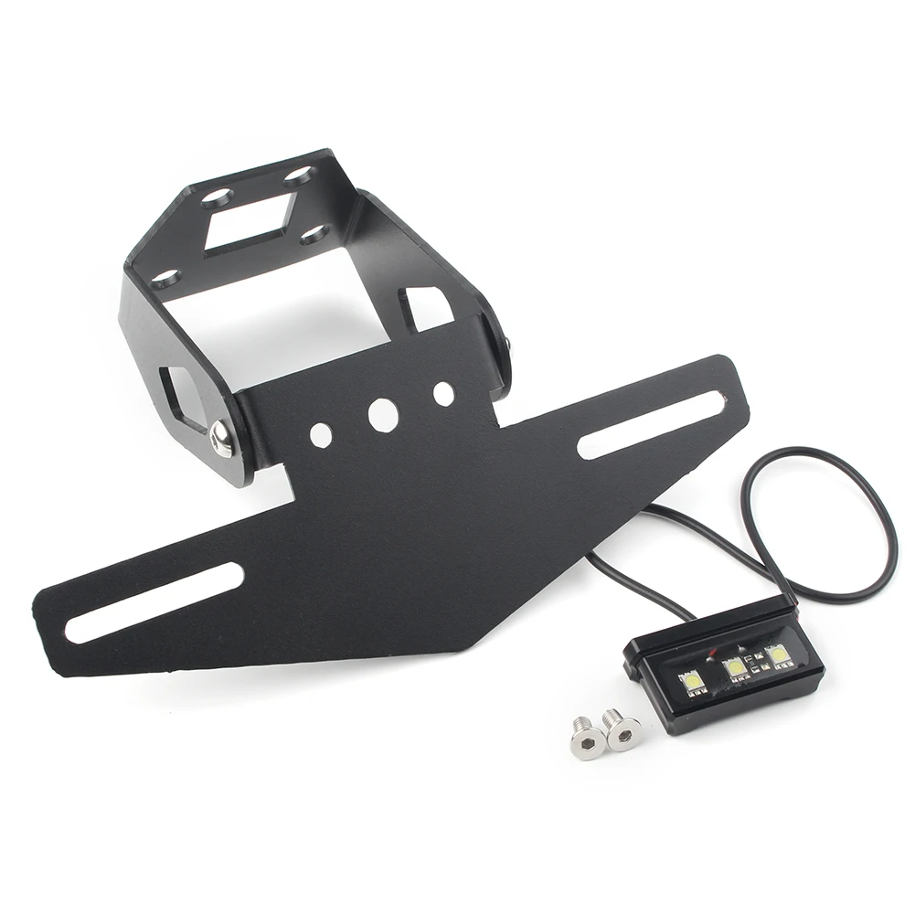 Задний держатель номерного знака с ЧПУ для мотоцикла подсветкой Kawasaki Ninja 400 250 Z400