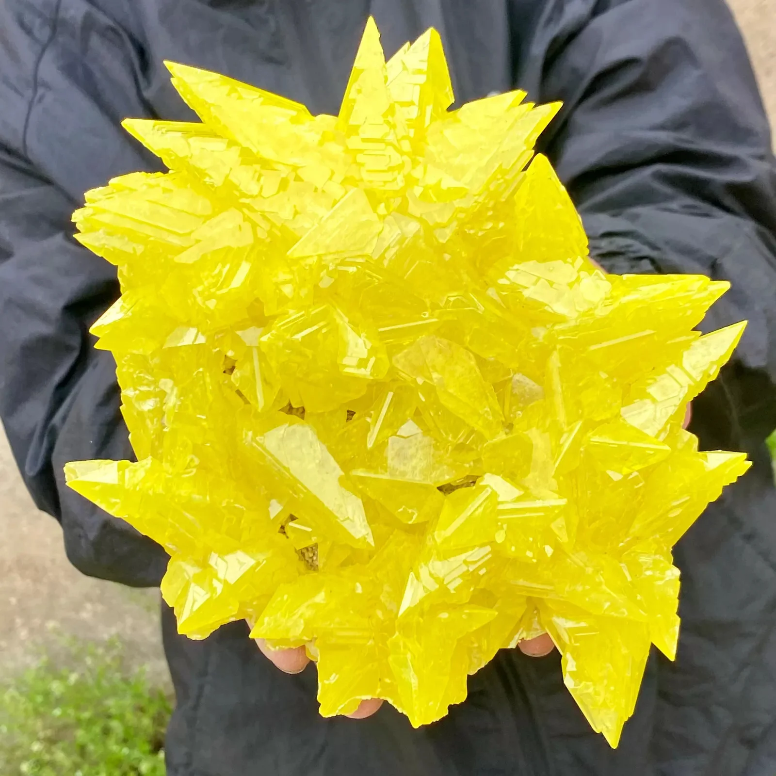 

Желтый серный кварц DHGAOGE