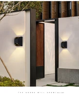 new ac85 265v 6w led wall lamp indoor and outdoor modern minimalist style ip65 waterproof lamp with 3 years warranties