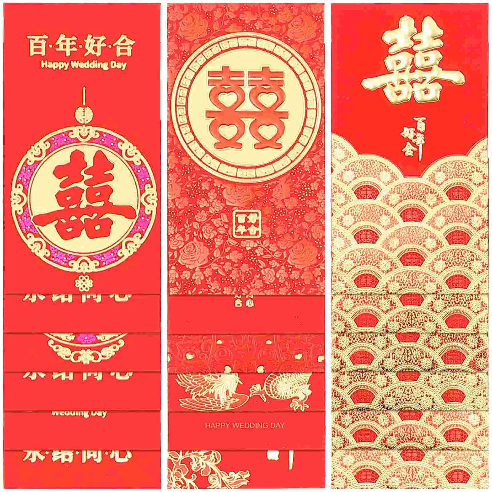 

Red Chinese Envelopes Money Luck Hongbao Cartoon Packet Gift Festival Spring Paperpouch Creative Big Packets Wedding Envelope