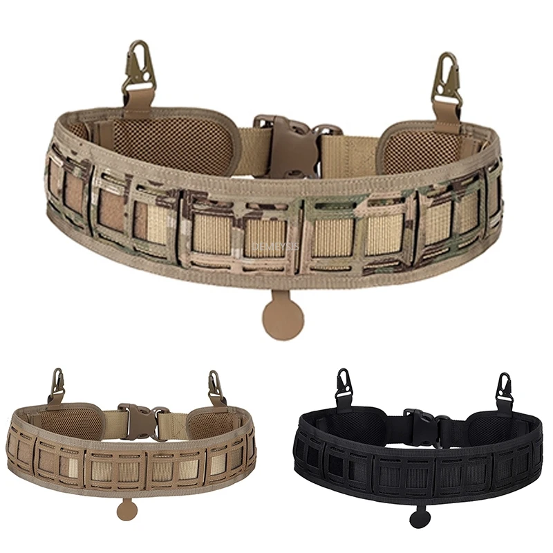 

Men's Army Utility Military Belt Security Duty Training Convenient Belts Combat Girdle Tactical Molle Padded Cummerbunds