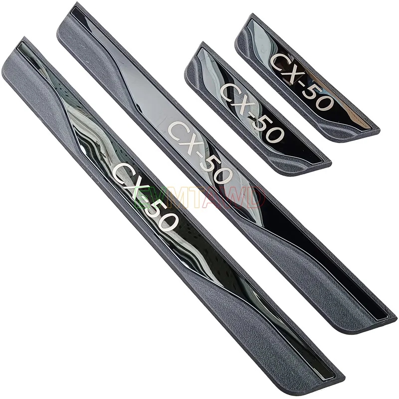 

Аксессуар для Mazda CX-50 CX50 Skyactiv-G, 2024, хромированная накладка на порог автомобиля, защита от ударов, защита педали, накладка