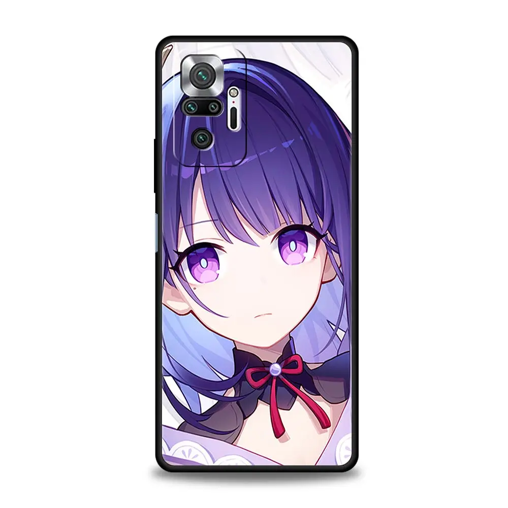 Чехол для телефона Genshin Impact Game Xiaomi Redmi Note 12 11 10 Pro Plus 10S 9S 9 9T 8T 9C 9A 8 7 K40 игровой