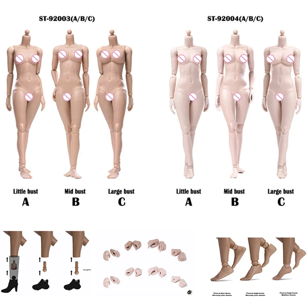 

POPTOYS 92003/92004/92005/92006 масштаб 1/6 серии XING, модифицированная версия, супер гибкая фигурка женского тела